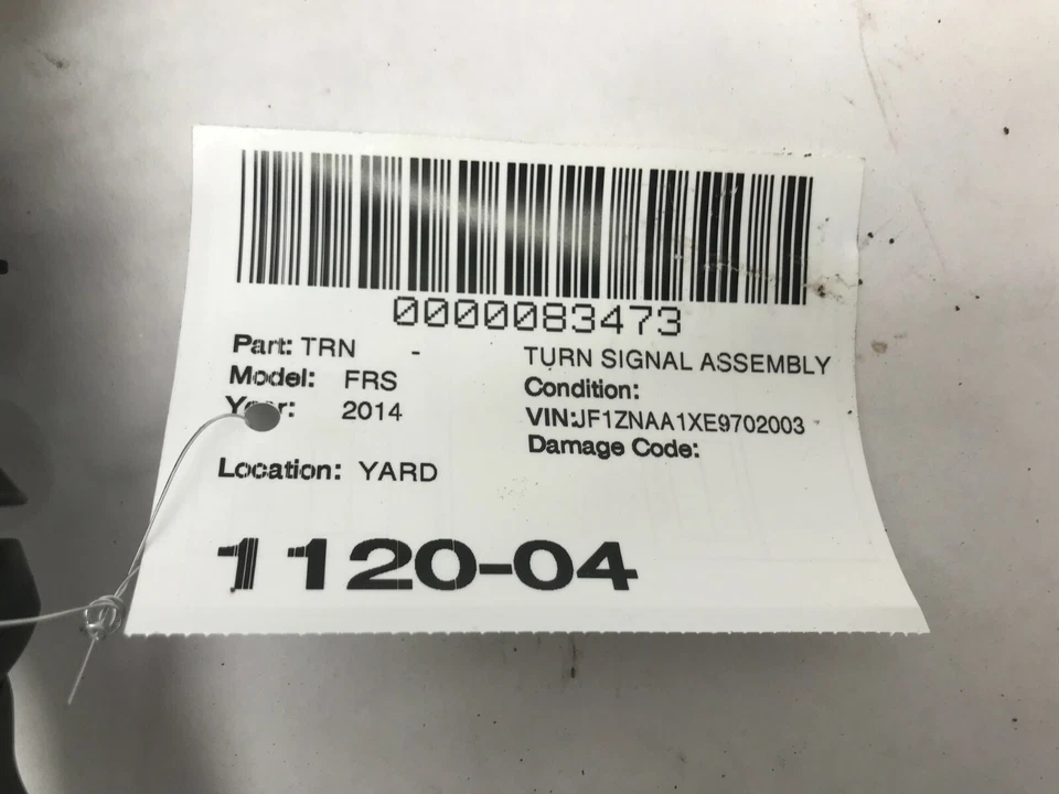 13 14 15 SCION FRS HEADLIGHT WIPER TURN SIGNAL STALK COMBINATION SWITCH OEM - Imagem 4 de 4