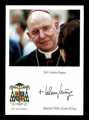 Klaus Küng Autogrammkarte Original Signiert Kirche ## BC 145548