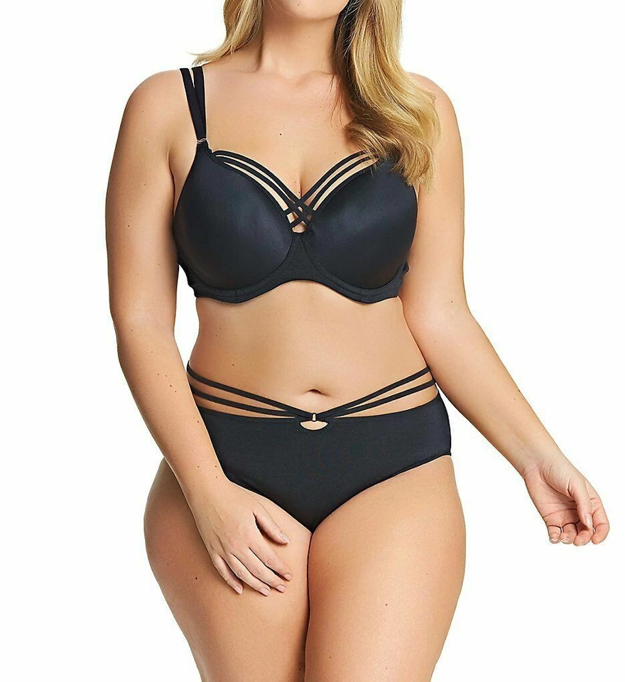 Braguita Elomi Bijou Flirt Tirantes 4245 Tallas M-4XL Negra Nueva con etiquetas $34 Foto 4 de 4
