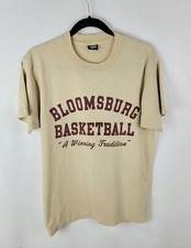 VTG Bloomsburg University Basketball Screen Stars Best T-Shirt Sz L USA Made