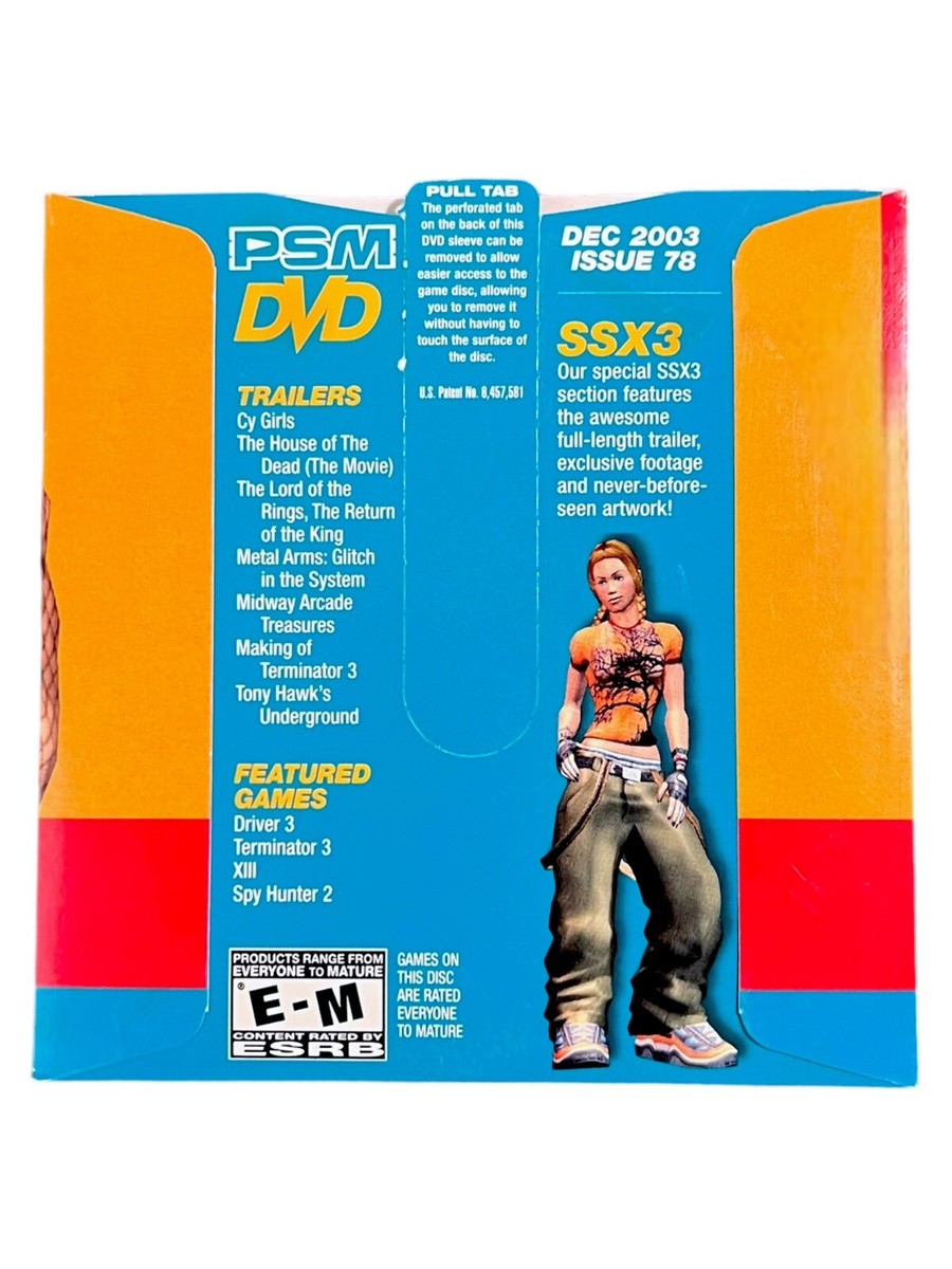 2003 PSM DVD Issue 78 Video Games Driver 3, Spy Hunter 2, XIII