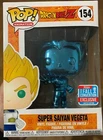 Blue Chrome DBZ Super Saiyan Vegeta Funko Pop 2018 Fall Convention Exclusive