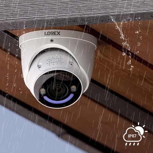 Lorex 4K+12MP Outdoor Security Camera System 4 IP Wired Dome Camera (M. Ref) - Picture 7 of 9