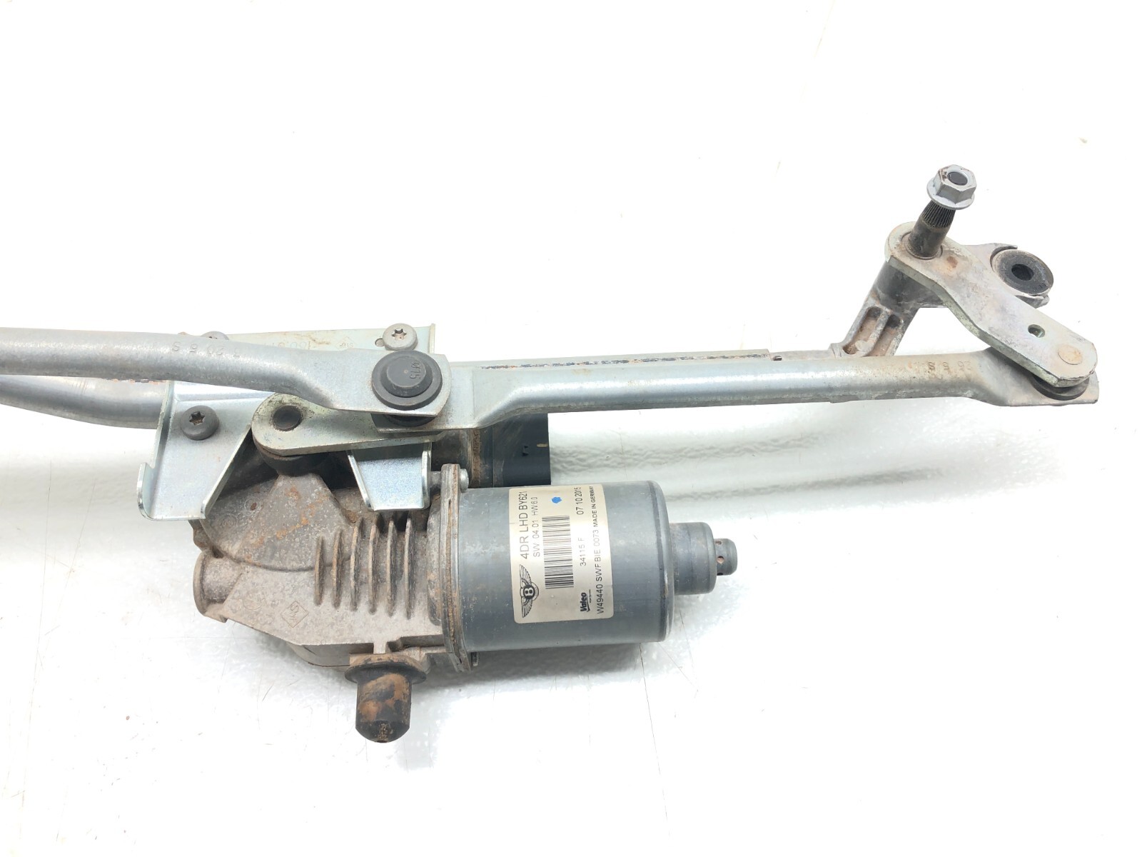 2014-2018 BENTLEY FLYING SPUR FRONT WINDSHIELD WIPER LINKAGE W/ MOTOR #FOR PARTS