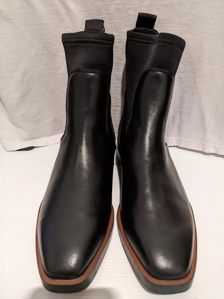 Zara elastic best sale boots
