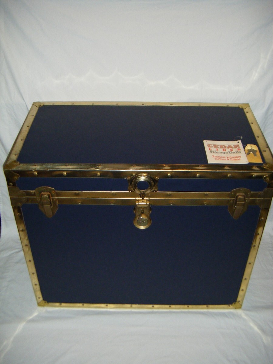 1930s アメリカ製 CEDAR LINE スチームトランク 店舗什器 1930s アメリカ製 CEDAR LINE スチームトランク 店舗什器