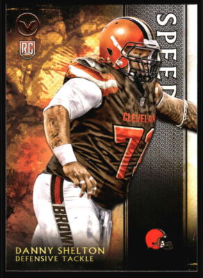 2015 Topps Valor Danny Shelton SP Speed Rookie #27 Cleveland Browns