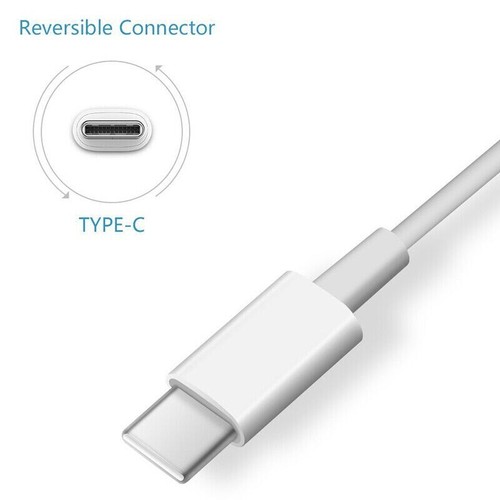 USB Type C fast Charging Cable For Samsung Android iPhone White 1M - 3 Pack - UK - Picture 4 of 6