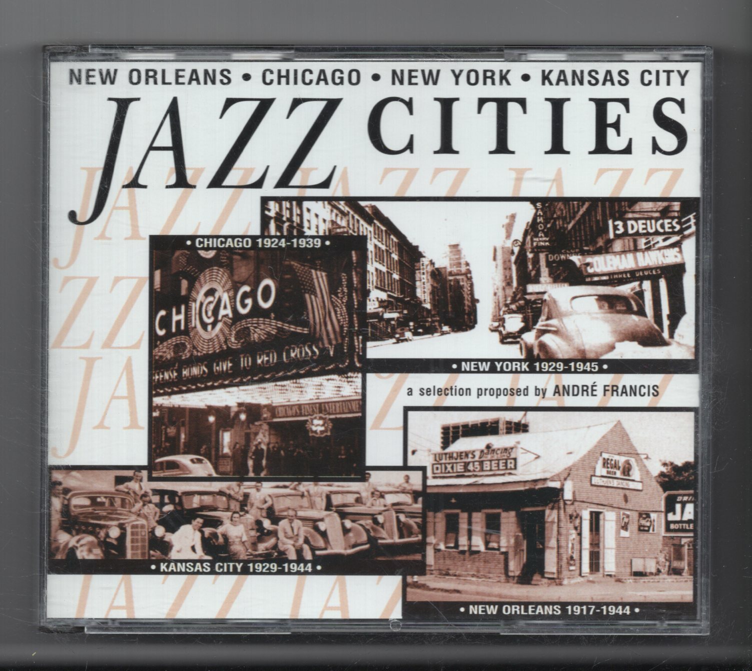 (KM576) Jazz Cities, 92 tracks various artists - 1996 CD Set