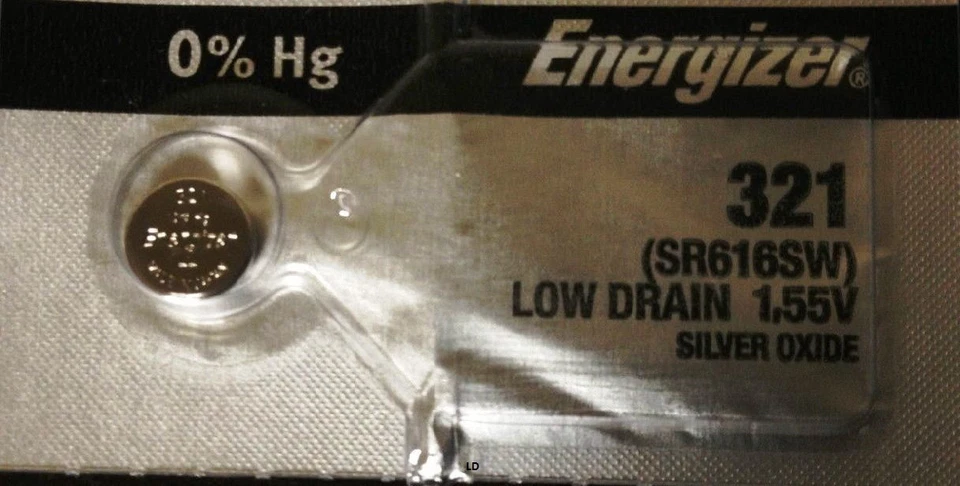 ENERGIZER 321 SR616SW SR616 SILVER OXIDE (2piece) Watch Battery AuthorizedSeller - Image 2 of 4