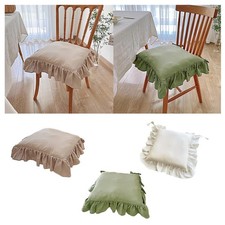 Stuhlkissen mit Rüschen, elegant, weich, für Küche, Landhausstil, Zuhause