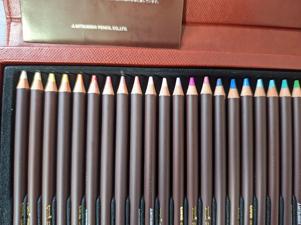 Mitsubishi Uni Pericia 36 цветные карандаши комплект гладкий богатый пигмент сделано в Японии - Изображение 2 из 4