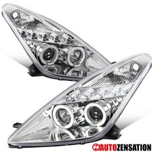 Fit 2000-2005 Toyota Celica Led Halo Projector Headlights Lamps Leftright 00-05