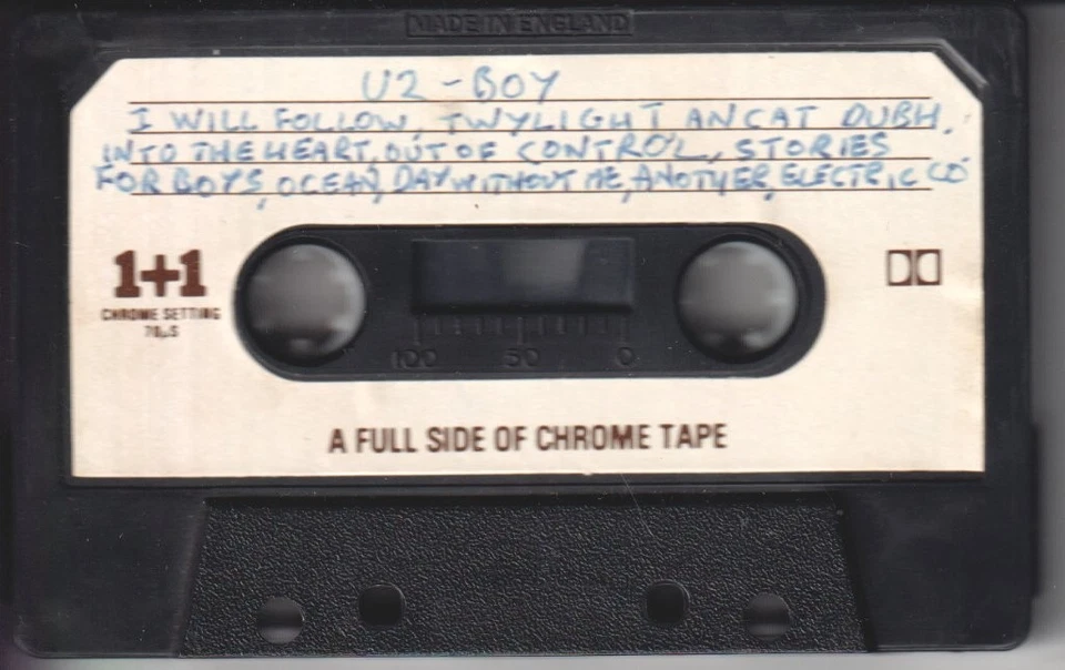 U2 October cassette UK Island cassette in cigarette pack style card sleeve 1+1 - Image 4 of 4