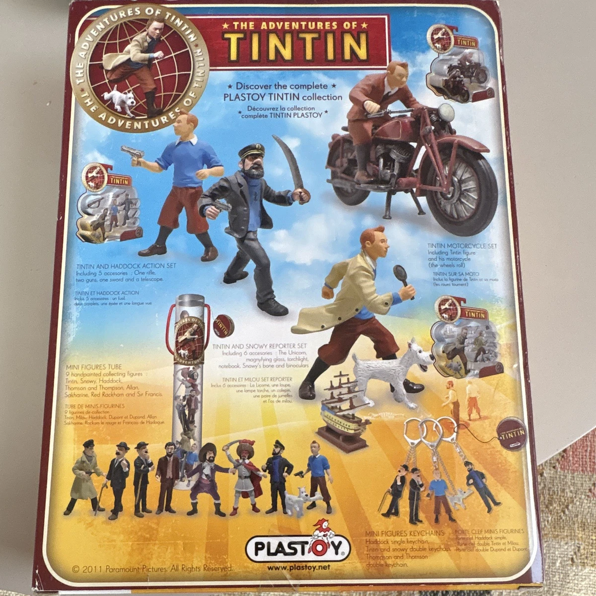 Plastoy 2011 - Tintin coffret collection figurines - sous blister/jamais ouvert
