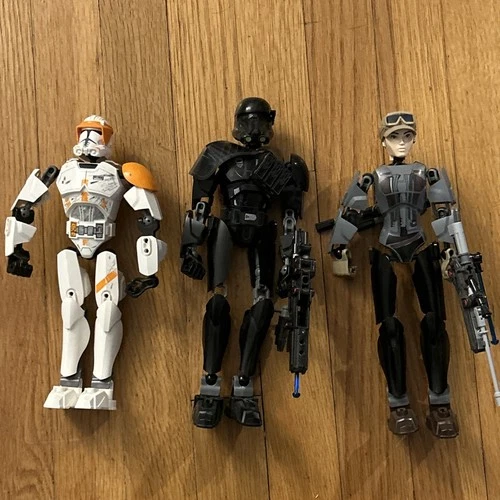 LEGO Star Wars Buildable Figures Lot Cody 75108 Death Trooper 75121 Erso 75119