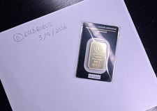 Argor-Heraeus 1 oz Gold Bar 999.9 Fine Switzerland 3000.00 per troy oz