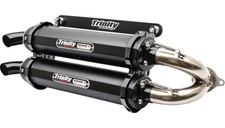 Trinity Racing TR-4173S-C2 Stage 5 Dual Slip-On - Black