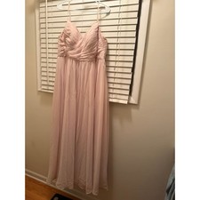 Azazie Sz A16 Pleated Chiffon Light Pink Bridesmaid Dress