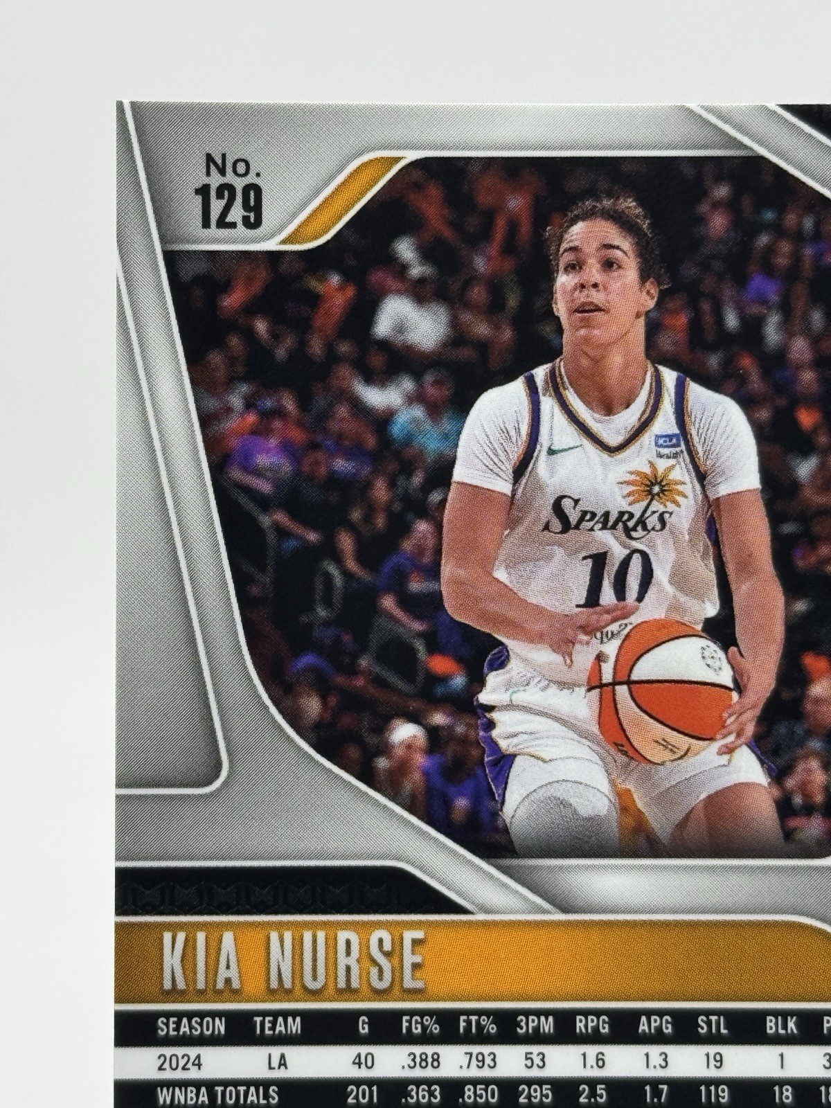 ❄️ 2024 WNBA Panini Prizm - Kia Nurse #129 Ice Prizm - Los Angeles Sparks view 10