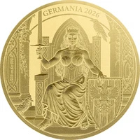 2026 Germania 1/200 oz Gold BU 45 MM Carded Gold