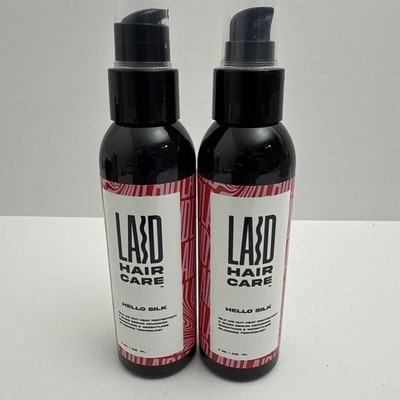 2PK Laid Hair Care Hello Silk Heat Protectant - 4 Fl OZ Each