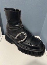 Gucci Dionysus Hunder Leather Boots Crystal T...
