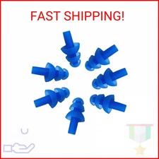 6PAIRS Soft Silicone Earplus Swimmers Flexible Ear Plugs for Swimming Sleeping w