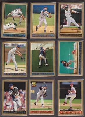 1998 1999 Topps base & Traded ---1-card orders=LOCAL PICKUP ONLY