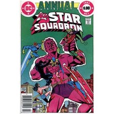 All-Star Squadron Annual #1 Newsstand DC comics VF+ [a