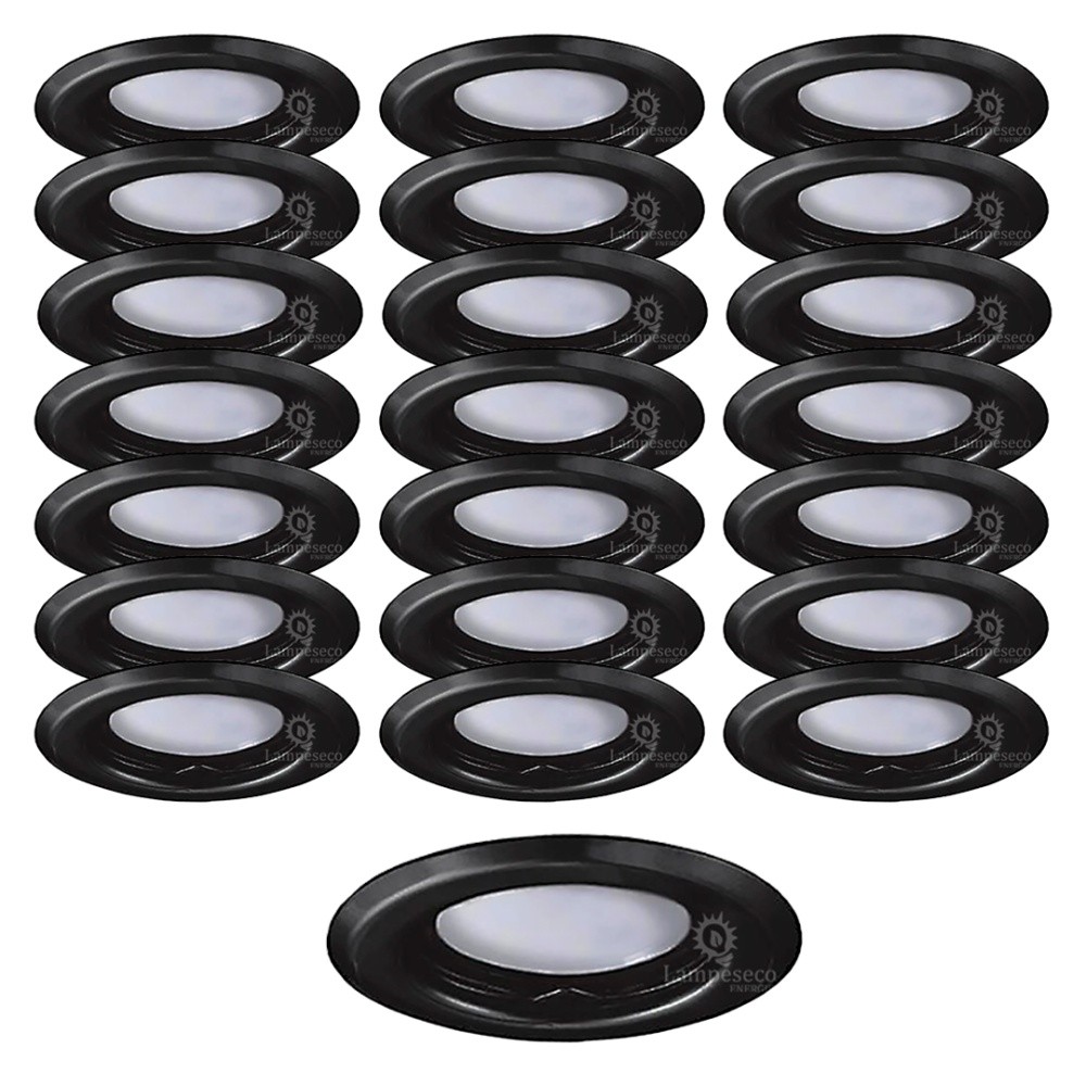 Spot encastrable noir mat GU10 LED pour illuminer harmonieusement votre cuisine