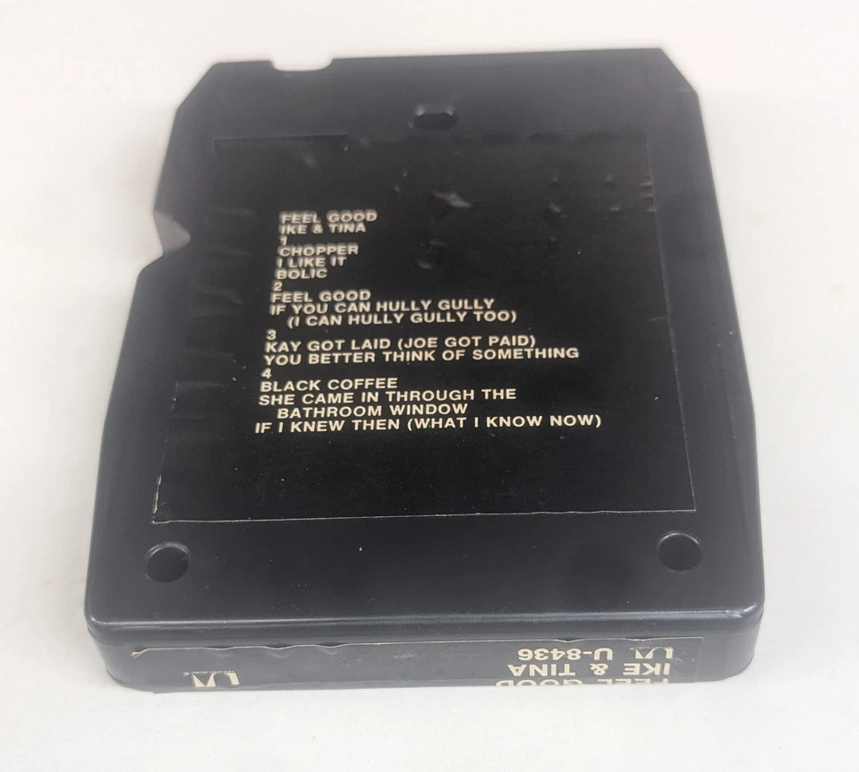 1971-IKE AND TINA TURNER , "Feel Good “ 8- TRACK TAPE, R&B - Image 2 of 3