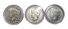 New ListingLOT OF 3 COINS 90% Silver One Dollar Peace US Coins 1922, 1923, 1925 VERY NICE!