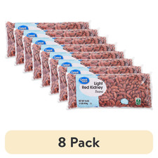 Great Value Light Red Kidney Beans, 1 lb (16 oz) – 8 Pack