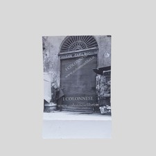 Fotografia d'epoca Pupi Teatro San Carlino Napoli Marionette 1950 ca.