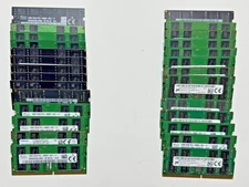 Lot of 27 16GB DDR4 2666 Laptop RAM Major Brands SK Hynix Samsung Micron TESTED