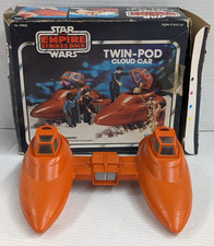 Star Wars Vintage Twin-Pod Cloud Car Vehicle Empire Strikes Back 1980 with Box