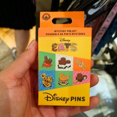 Genuine HK Disney Eats Mystery Pin Set 2026 Sealed Blind Box 2 Random Pins