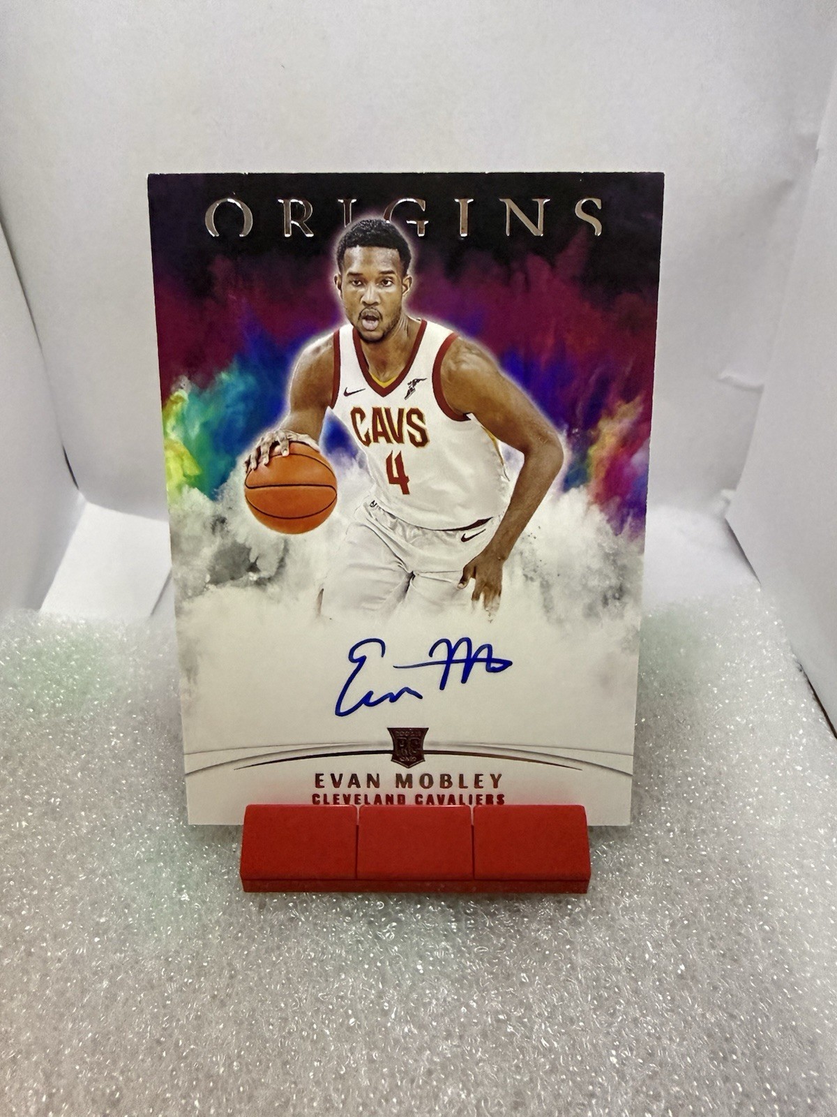 2021-22 Origins Evan Mobley Rookie Auto Rookie RC #RA-MOB Cavaliers