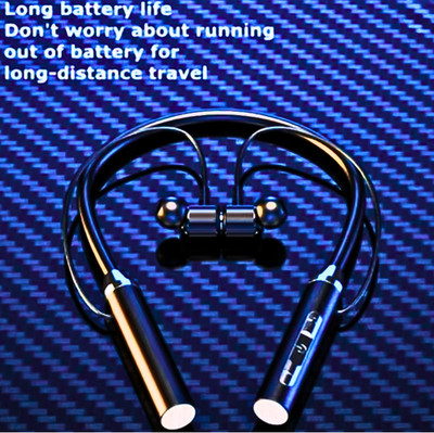 Wireless Bluetooth Neckband Headphones In-Ear Earbuds w/Mic Sport Headset