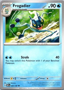 Frogadier 057/197 Obsidian Flames Uncommon