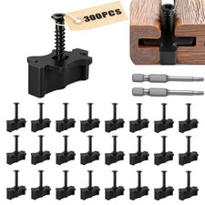 300Pcs Hidden Fasteners, Hidden Deck Fasteners for Composite Decking Boards, Nyl