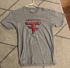 Supreme Team x FaZe Clan T-Shirt Gray Made In USA, Size Medium