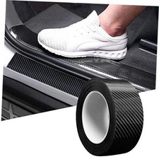 1.97 x 196.8 Inch PEVA Car Door Sill Protector Film textured 2"x196" Black