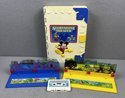 Vintage 1989 Disney Projection Storyshine Theater Storybook with Scenes & Tape