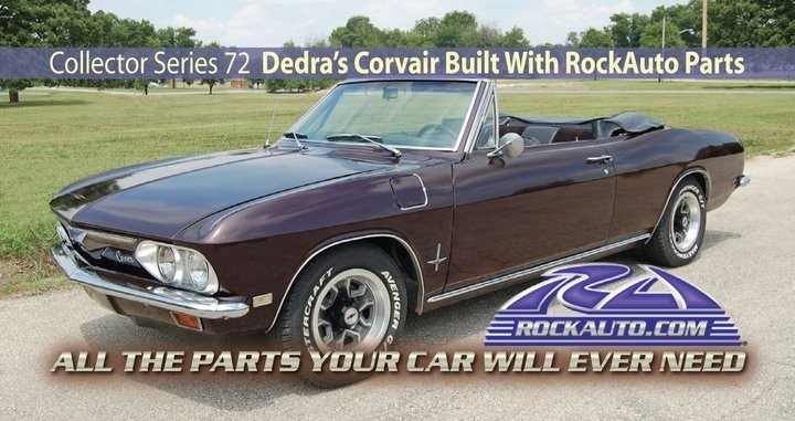 ROCKAUTO COLLECTOR CAR MAGNET #72 1968 CHEVROLET CORVAIR