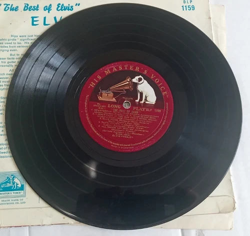 ELVIS PRESLEY THE BEST OF ELVIS 10" 1957 HMV 1ST PRESS UK G+/G DLP1159