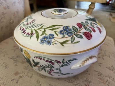 VINTAGE Royal Worcester Arcadia England 2.75 Quart Tureen Casserole Dish w/Lid