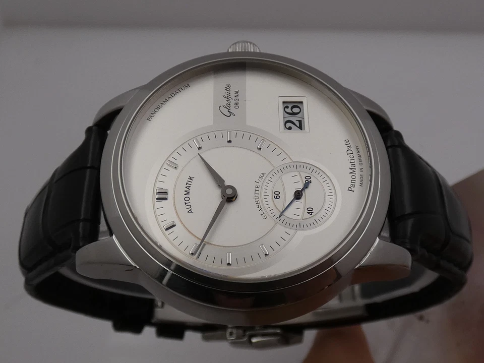 RELOJ AUTOMÁTICO GLASHUTTE ORIGINAL PANOMATICDATE FECHA PANORÁMICA CON PAPELES '2011 Foto 2 de 4