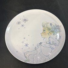 Zak Designs Disney Frozen Elsa 10" Dinner Plate Melamine Sketch